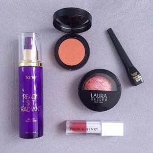 Tarte, Laura Geller, blush, lipstick makeup bundle